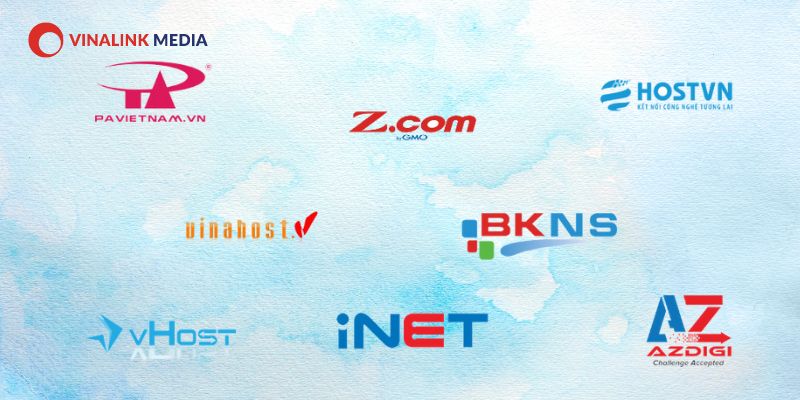 Một số đơn vị cung cấp tên miền nổi tiếng tại Việt Nam có thể kể đến như: BKHOST, Mắt bão, Tenten.vn,...